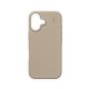 iDeal of Sweden Silicone Back Case priekš Apple iPhone 16 - Beige - silikona aizmugures apvalks / bampers-vāciņš