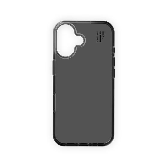 iDeal of Sweden Clear Back Case priekš Apple iPhone 16 Plus - Tinted Black - silikona aizmugures apvalks / bampers-vāciņš