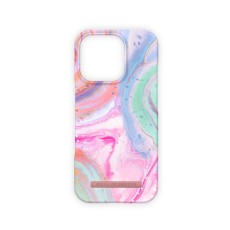 iDeal of Sweden Fashion MagSafe Back Case priekš Apple iPhone 16 Pro - Pastel Marble - plastikāta aizmugures apvalks ar iebūvētu metālisku plāksni / bampers-vāciņš