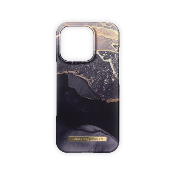 iDeal of Sweden Fashion Back Case для Apple iPhone 16 Pro Max - Golden Twilight Marble - пластиковый чехол-накладка с встроенной металической пластиной / бампер-крышка