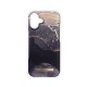 iDeal of Sweden Fashion Back Case для Apple iPhone 16 Plus - Golden Twilight Marble - пластиковый чехол-накладка с встроенной металической пластиной / бампер-крышка