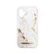 iDeal of Sweden Fashion Back Case для Apple iPhone 16 Plus - Carrara Gold - пластиковый чехол-накладка с встроенной металической пластиной / бампер-крышка