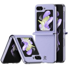 Dux Ducis Bril Case priekš Samsung Galaxy Flip6 5G / Flip7 FE 5G - Violets - mākslīgās ādas aizmugures apvalks / vāciņš