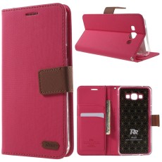 RoarKorea Simply Life Diary Samsung Galaxy J1 J100 - Rozā - sāniski atverams maciņš ar stendu (ādas maks, grāmatiņa, leather book wallet case cover stand)