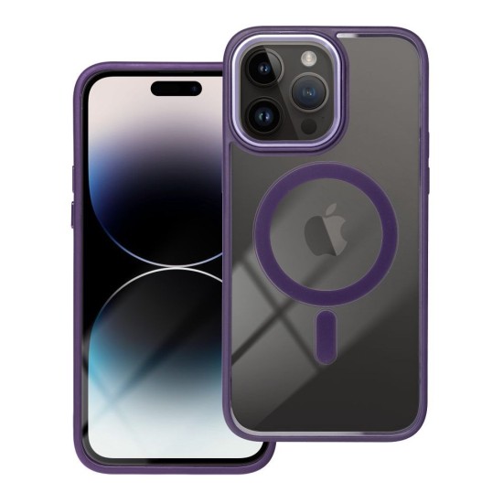 Color Edge MagSafe Back Case priekš Apple iPhone 16 Pro - Violets - silikona-plastikāta aizmugures apvalks / bampers-vāciņš