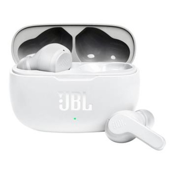 JBL Wave 200 Wireless TWS Earphones Bluetooth 5.0 Universālas Bezvadu Austiņas - Baltas