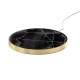 iDeal of Sweden Fashion Qi Wireless Fast Charger 10W with Micro-USB Cable - Thunder Marble - Universāls induktīvs bezvadu USB lādētājs paliktnis