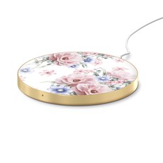 iDeal of Sweden Fashion Qi Wireless Fast Charger 10W with Micro-USB Cable - Floral Romance - Universāls induktīvs bezvadu USB lādētājs paliktnis