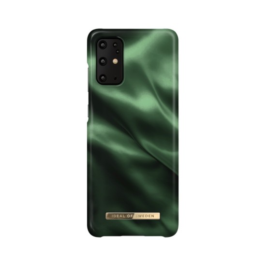 iDeal of Sweden Fashion AW19 Back Case priekš Samsung Galaxy S10e / S10e EE G970 - Emerald Satin - plastikāta aizmugures apvalks ar iebūvētu metālisku plāksni / bampers-vāciņš