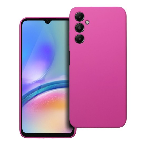 OEM Silicone Back Case (Microfiber Soft Touch) priekš Samsung Galaxy A05s A057G - Rozā - matēts silikona aizmugures apvalks / bampers-vāciņš