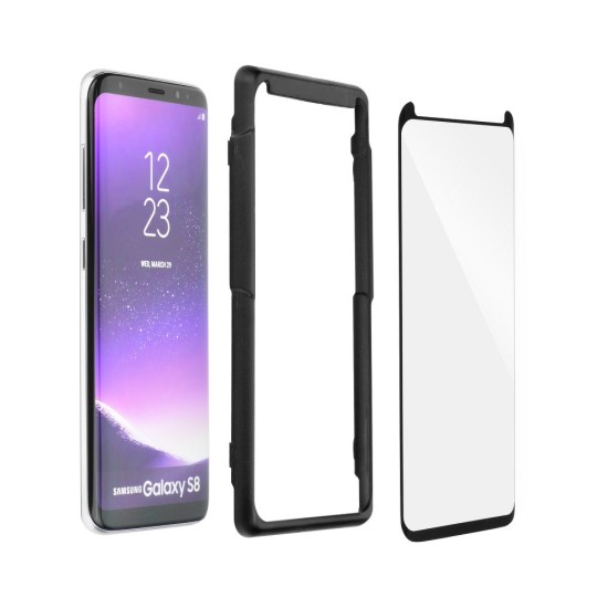 BlueStar 5D Full Glue Tempered Glass priekš Xiaomi 14 Ultra - Melns - Ekrāna Aizsargstikls / Bruņota Stikla Aizsargplēve (Full screen size curved)