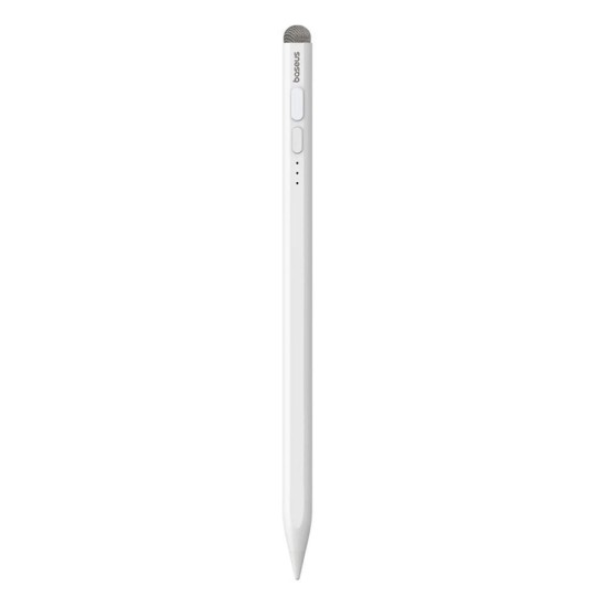 Baseus BS-PS003 Smooth Writing 2 Series Active Capacitive Pen Touch Screen Stylus - Universāls vadības kociņš - Balts - pildspalva planšetdatoriem (Apple Pencil analogs)