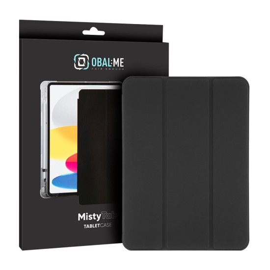 OBAL:ME Misty Book Case priekš Xiaomi Pad 6 / 6 Pro - Melns - sāniski atverams maciņš ar stendu