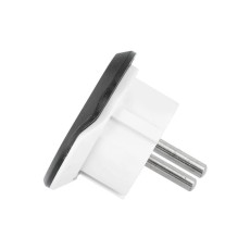 BlueStar Universal Socket USA / CN / UK to EU Travel Plug Adapter Converter - Balts - tīkla adapteris