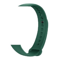 Devia Deluxe Sport Silicone Watchband Strap priekš Xiaomi Mi Smart Band 8 / 9 / 10 - Tumši Zaļš - silikona siksniņa viedpulksteņiem