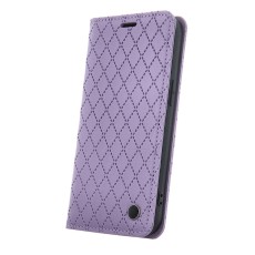 Smart Caro Book Case priekš Samsung Galaxy A35 5G A356 - Violets - sāniski atverams maciņš ar stendu / grāmatveida maks