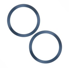 Universal Magnetic Metal Ring Compatible with MagSafe (2gab.) - Zils - universāls magnētisks metālisks gredzens priekš MagSafe