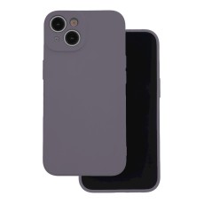 OEM Silicone Back Case (Microfiber Soft Touch) priekš Apple iPhone 16 - Tumši Pelēks - matēts silikona aizmugures apvalks