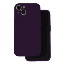 OEM Silicone Back Case (Microfiber Soft Touch) priekš Apple iPhone 16 - Tumši Violets - matēts silikona aizmugures apvalks