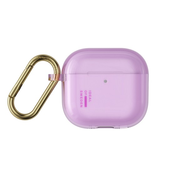 iDeal of Sweden Clear Case priekš Apple Airpods 4 - Light Pink - plastikāta apvalks bezvadu austiņu lādēšanas ierīcei