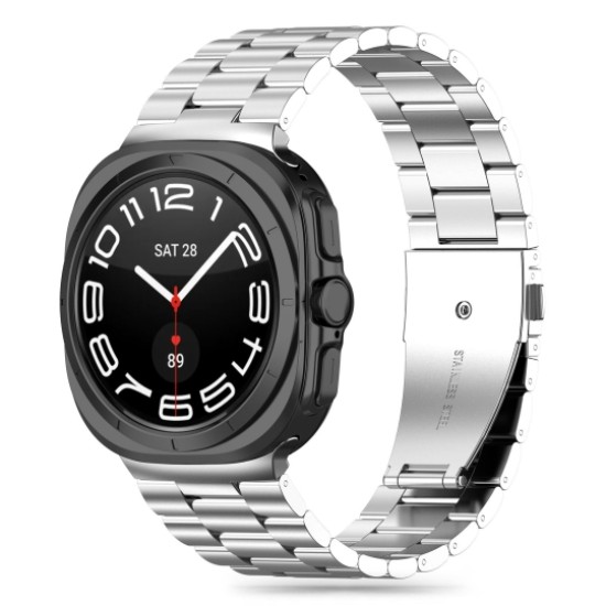 Tech-Protect Stainless Band priekš Samsung Galaxy Watch Ultra (47mm) - Sudrabains - nerūsējošā tērauda siksniņas (jostas) priekš pulksteņiem