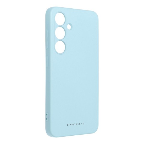 RoarKorea Space Back Case priekš Samsung Galaxy S25 Plus 5G S936 - Gaiši Zils - silikona aizmugures apvalks / bampers-vāciņš