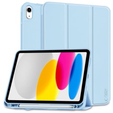 Tech-Protect SC Pen Book Case priekš Apple iPad 10.9 (2022) / 11 (2025) - Gaiši Zils - sāniski atverams maciņš ar magnētu un stendu