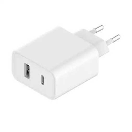 Xiaomi MDY-11-EZ USB / USB-C 33W Super Fast Charge PD 3.0 / QC 4.0 Tīkla lādētājs - Balts