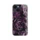 iDeal of Sweden Fashion Back Case priekš Apple iPhone 13 / 14 - Deep Purple Bloom - plastikāta aizmugures apvalks ar iebūvētu metālisku plāksni / bampers-vāciņš