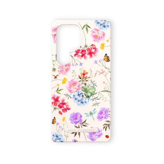 iDeal of Sweden Fashion Back Case priekš Samsung Galaxy S25 Ultra 5G S938 - Forever Flower - plastikāta aizmugures apvalks ar iebūvētu metālisku plāksni / bampers-vāciņš