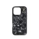 iDeal of Sweden Pearlised Back Case priekš Apple iPhone 16 Pro Max - Black - silikona-plastikāta aizmugures apvalks / bampers-vāciņš