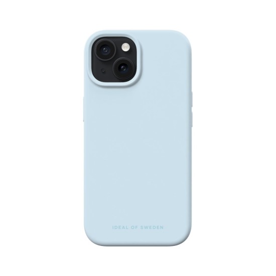 iDeal of Sweden Silicone Back Case priekš Apple iPhone 15 / 14 / 13 - Light Blue - silikona aizmugures apvalks / bampers-vāciņš