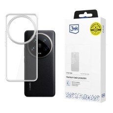 3MK Armor Case priekšXiaomi 14 Ultra - Caurspīdīgs - triecienizturīgs silikona aizmugures apvalks / bampers-vāciņš