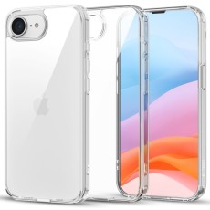 Tech-Protect FlexAir Hybrid Series Back Case priekš Apple iPhone 16e - Caurspīdīgs - silikona-plastikāta aizmugures apvalks / bampers-vāciņš