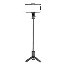 Q11 Selfie Stick with Wireless Remote Control Tripod - Melns - selfija nūja ar statīvu