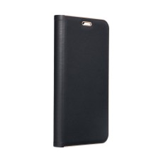 Luna Book Gold Case priekš Xiaomi Redmi 14C - Melns - sāniski atverams maciņš ar magnētu un stendu