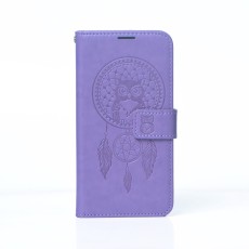 Forcell Mezzo Book Case priekš Samsung Galaxy A56 5G A566 - Violets / Mandala - sāniski atverams maciņš ar stendu un auklu / grāmatveida maks