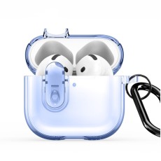 Dux Ducis Pecl Protective Case priekš Apple Airpods Pro 2 - Gaiši Zils - silikona apvalks bezvadu austiņu lādēšanas ierīcei ar karabīni