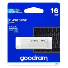 Goodram UME2 Flash Drive 16GB USB 2.0 Flash Atmiņa - Balta