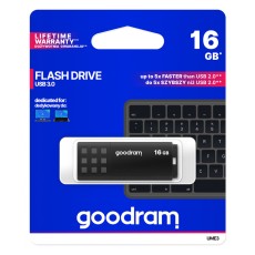 Goodram UME3 Flash Drive 16GB USB 3.2 Flash Atmiņa - Melna