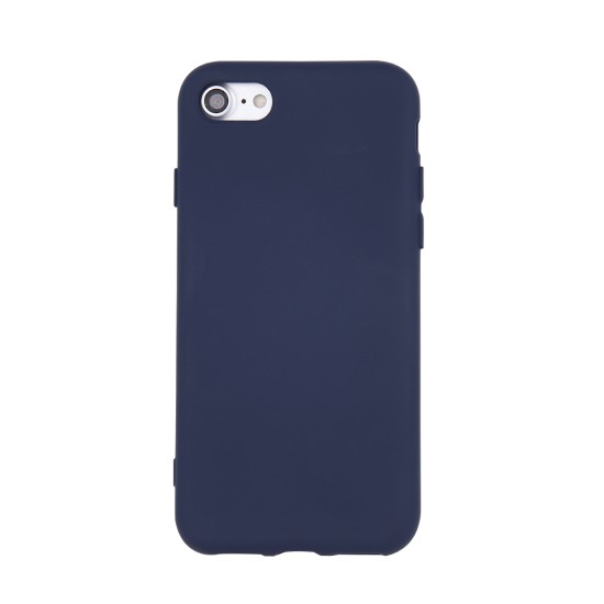 OEM Silicone Back Case (Microfiber Soft Touch) priekš Samsung Galaxy A16 4G A165 / A16 5G A166 - Tumši Zils - matēts silikona aizmugures apvalks