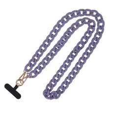 Long Matte Phone Chain - Violeta - plastmasas kakla aukla