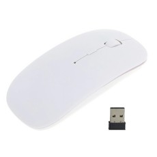 Wireless Optical Mouse 2.4G / 1600 DPI - Balta - Bezvadu datorpele