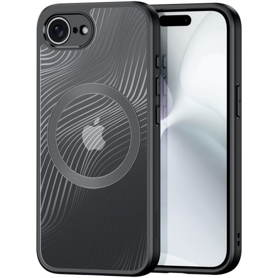 Dux Ducis Aimo Back Case with MagSafe priekš Apple iPhone 16e - Caurspīdīgs - triecienizturīgs silikona-plastikāta aizmugures apvalks / bampers-vāciņš