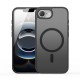 Dux Ducis Yind Back Case with MagSafe priekš Apple iPhone 16e - Melns - silikona-plastikāta aizmugures apvalks / bampers-vāciņš