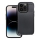 Carbon Premium Back Case priekš Apple iPhone 12 / 12 Pro - Melns - silikona aizmugures apvalks / bampers-vāciņš