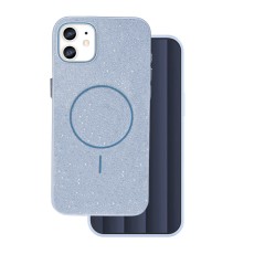 Glitter Thin Magsafe Back Case priekš Apple iPhone 15 Pro - Zils - silikona aizmugures apvalks / bampers-vāciņš