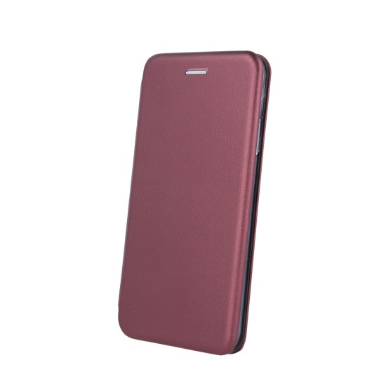 Smart Diva priekš Xiaomi Redmi Note 13 4G - Bordo - sāniski atverams maciņš ar stendu / grāmatveida maks