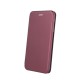 Smart Diva priekš Xiaomi Redmi Note 13 4G - Bordo - sāniski atverams maciņš ar stendu / grāmatveida maks
