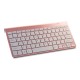 Setty Wireless Keyboard 2.4G - Rozā Zelts - Bezvadu klaviatūra